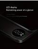 Magnetic Wireless Power Bank with LED Display (GRAY) (10000 mAh) (Only Ground Shipping)