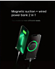 Magnetic Wireless Power Bank with LED Display (GREEN) (10000 mAh) (Only Ground Shipping)