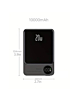 Magnetic Wireless Power Bank with LED Display (GRAY) (10000 mAh) (Only Ground Shipping)