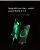 Magnetic Wireless Power Bank with LED Display (PURPLE) (10000 mAh) (Only Ground Shipping)