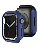 iWatch 45mm Hard PC Bumper Case with Tempered Glass - ROYAL BLUE (Only Ground Shipping)