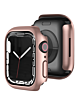 iWatch 45mm Hard PC Bumper Case with Tempered Glass - ROSE GOLD (Only Ground Shipping)