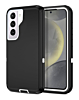 Heavy Duty Case for Galaxy S21 FE (BLACK & WHITE) (Only Ground Shipping)