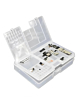 Double-Layer PVC Component Storage Box for Phone IC Repair Parts