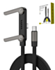 USB C-C Fast Charging Cord with Built-in Phone Stand (3ft / 240W) (Only Ground Shipping)