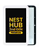 LCD Assembly with Frame for Google Nest Hub 2nd Gen (Premium)