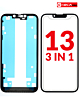 Buy the 3in1 Front Glass, Frame, and OCA for iPhone 13 G+ Oca Pro.

