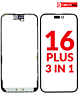 3in1 (Front Glass + Frame + OCA) for iPhone 16 Plus (G+ Oca Pro)
