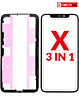 Grab the wholesale deals on the 3-in-1 set for iPhone X, which includes Front Glass, Frame, and OCA, G+ Oca Pro.
