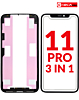 Grab the wholesale deals on the 3-in-1 premium front glass, frame, and OCA set for iPhone 11 Pro G+ OCA Pro.