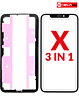 Stock up on the 3-in-1 set for iPhone X, Premium version, which includes Front Glass, Frame, and OCA, G+ Oca Pro.
