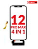 Purchase the 4-in-1 front glass, frame, short touch, and OCA with IC for iPhone 12 Pro Max, G Plus OCA Pro.












