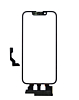 4in1 (Front Glass + Frame + Short Touch + OCA) No IC for iPhone 13 Mini (G+ Oca Pro)