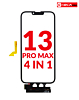 Buy the 4in1 Front Glass + Frame + Short Touch + OCA No IC for iPhone 13 Pro Max G+ Oca Pro.
