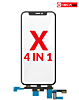 Shop the 4-in-1 set for iPhone X, which includes Front Glass, Frame, Short Touch, and OCA – G+ Oca Pro.
