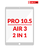 G+Oca Pro iPad Pro 10.5 / Air 3 Front Glass with OCA (2in1) (WHITE)