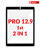 G+Oca Pro iPad Pro 12.9 1st Generation Front Glass with OCA (2in1) (BLACK)