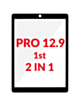G+ OCA PRO 2-in-1 (Front Glass + OCA) for iPad Pro 12.9" (1st Gen 2015) (BLACK)