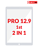 G+Oca Pro iPad Pro 12.9 1st Generation Front Glass with OCA (2in1) (WHITE)