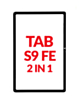 G+ OCA PRO 2-in-1 (Front Glass + OCA) for Galaxy Tab S9 FE (X510 / X516 / X716) (BLACK) (Premium)