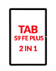 G+ OCA PRO 2-in-1 (Front Glass + OCA) for Galaxy Tab S9 FE Plus 12.4'' (X610 / X616) (BLACK) (Premium)