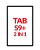 G+ OCA PRO 2-in-1 (Front Glass + OCA) for Galaxy Tab S9+ (X810) (BLACK) (Premium)