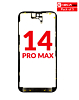 Order the premium Metal Frame in a pack of 5 for iPhone 14 Pro Max with G+ OCA Pro.
