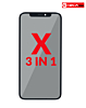 Purchase the 3-in-1 set for iPhone X, which includes Front Glass, Polarizer Film, and OCA.
