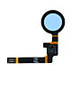Home Button Flex Cable for Google Pixel 2 (BLUE)