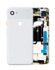 Housing Frame with Small Components Pre-Installed for Google Pixel 3A (CLEARLY WHITE) (Service Pack)