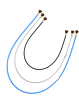 Antenna Connecting Cable for Google Pixel 4A (3 Piece Set)