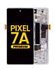 OLED Assembly with Frame for Google Pixel 7A (SNOW) (Premium)