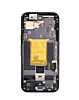 OLED Assembly with Frame (With Fingerprint Sensor) for Google Pixel 9A (OBSIDIAN) (Premium)