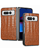 Google Pixel Fold Leather Case - BROWN (Only Ground Shipping)