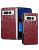 Google Pixel Fold Leather Case - RED (Only Ground Shipping)