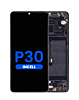 LCD Assembly with Frame for Huawei P30 (BLACK) (Aftermarket Incell)