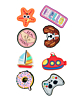 Fashion Charms Set for Handle Cases (8 Piece Set) - MIX 1 (Only Ground Shipping)