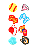 Fashion Charms Set for Handle Cases (8 Piece Set) - MIX 3 (Only Ground Shipping)
