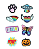 Fashion Charms Set for Handle Cases (8 Piece Set) - UNISEX 3 (Only Ground Shipping)