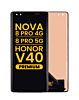 OLED Assembly without Frame for Huawei Nova 8 Pro 4G / Nova 8 Pro 5G / Honor V40 (Premium)