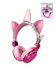 Uni Corn Kids Wired Headphones with Microphone (PINK) (Only Ground Shipping)