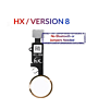 Shop the gold Home Button solution flex cable for iPhone 8 Plus, 8, SE 2020, 7 Plus, and 7 – HX version 8, no Bluetooth or jumpers needed.