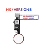 Order the rose gold Home Button solution flex cable for iPhone 8 Plus, 8, SE 2020, 7 Plus, and 7 – HX version 8, no Bluetooth or jumpers needed.