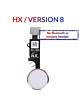 Purchase the silver Home Button solution flex cable for iPhone 8 Plus, 8, SE 2020, 7 Plus, and 7 – HX version 8, no Bluetooth or jumpers needed.