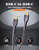 LDNIO LC652C USB C-C Fast Charging Data Cable (GOLD) (6ft) (65w) (Only Ground Shipping)