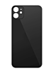 Order the Back Glass with a bigger camera hole for iPhone 11, no logo, in black.









