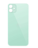 Purchase the Back Glass with a bigger camera hole for iPhone 11, no logo, in green.
