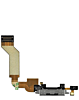 Charging Port Flex Cable for iPhone 4S (BLACK) (Premium)