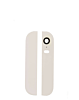Back Glass Set for iPhone 5 (Top & Bottom) (WHITE)