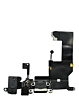 Charging Port Flex Cable with Headphone Jack (BLACK) for iPhone 5 (Premium)
